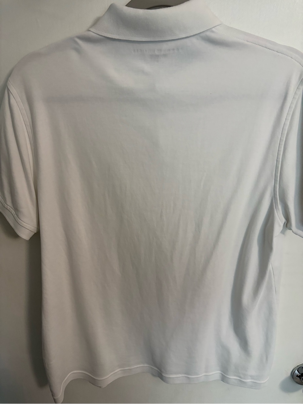 Tommy Hilfiger White Men's Polo Shirt - Short Sleeve